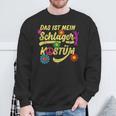 'Das Ist Mein Schllagger' Sweatshirt Geschenke für alte Männer