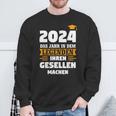 Das Jahr In Dem Leggenden Gesellen Gesellenprüfung Sweatshirt Geschenke für alte Männer