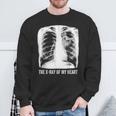 Das Röntgenbild Meiner Herzkatze Sweatshirt Geschenke für alte Männer