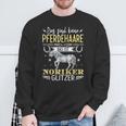 Das Sind Keine Pferdehaare Das Ist Ist Noriker Glitter Pferde Sweatshirt Geschenke für alte Männer