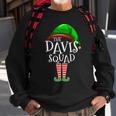Davis Squad Elf Group Matching Family Name Christmas Sweatshirt Gifts for Old Men