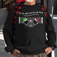 Deck The Courts With Balls And Volleys Christmas Pickleball Sweatshirt Gifts for Old Men