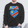 Democratic Republic Of Congo Pride Congolese Flag Love Drc Sweatshirt Gifts for Old Men