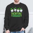 Dental Squad Leprechaun Th Happy St Patrick's Day Dentist Sweatshirt Gifts for Old Men