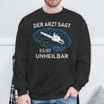 Der Arzt Sagt Es Ist Unheilbar Chainsaw Sweatshirt Geschenke für alte Männer