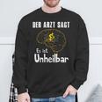 Der Arzt Sagt Es Ist Unheilbar Cyclist Sweatshirt Geschenke für alte Männer