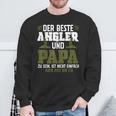 Der Beste Angler Und Papaateratertag Geschenk Herren Sweatshirt Geschenke für alte Männer