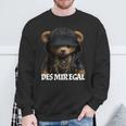 Desmiregal Des Mir Egal Teddy Slogan Sweatshirt Geschenke für alte Männer