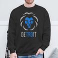 Detroit 313 Lion Sweatshirt Geschenke für alte Männer