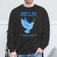 Die Würde Des Menschen Ist Unantastbar Sweatshirt Geschenke für alte Männer