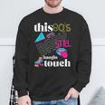 Diese 8O's Immer Noch Hängen Lustig Retrointage Lebendig Sweatshirt Geschenke für alte Männer