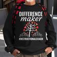 Difference Maker Instructional Coach Appreciation Sweatshirt Gifts for Old Men