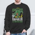 Dino Niemand Ist Perfekt Aber Rapidlererdammt Nah Dran Sweatshirt Geschenke für alte Männer