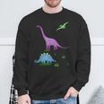Dinosaur For Children And Adults Brachiosaurus Sweatshirt Geschenke für alte Männer