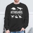 DinosaurRex Arthur Arthursaurus Boys Dino Name Sweatshirt Gifts for Old Men