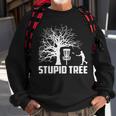 Disc Golf Stupid Tree Disc Golf Sweatshirt Gifts for Old Men