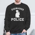 Dishwasher Police Dad Fathers Day Sweatshirt Gifts for Old Men