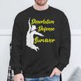 Dissertation Defense Survivor Doctorate PhD Sweatshirt Gifts for Old Men