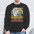 Distressed Grandadsaurus DinosaurRex Father's Day Sweatshirt Gifts for Old Men