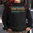 Distressed Retro Vancouver Bc Pacific Northwest Pnw Sweatshirt Gifts for Old Men