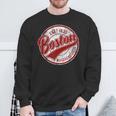 Distressed Vintage Boston Massachusetts Sports Sweatshirt Gifts for Old Men