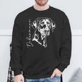 Dobermann Portrait Dog Portrait Dobie Dog Sweatshirt Geschenke für alte Männer