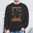 Dobermans Superior German Engineering Sweatshirt Gifts for Old Men