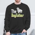 The Dogfather Maltese Dog Owner Father’ Day Sweatshirt Gifts for Old Men