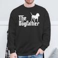 The Dogfather Pit Bull Sweatshirt Gifts for Old Men