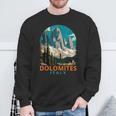 Dolomites Travel Exploration Souvenir Dolomites Italy Sweatshirt Geschenke für alte Männer