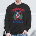 Dominican Republic Flag National Emblem Republica Dominicana Sweatshirt Gifts for Old Men