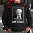 Donald Trump Police Hot Not Guilty President Legend Sweatshirt Gifts for Old Men