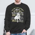 Don't Mess With My Pitbull Baby Pitbull Mom Sweatshirt Gifts for Old Men