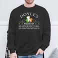 Doyle House Of Shenanigans Irish Family Name Sweatshirt Gifts for Old Men