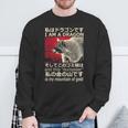 I Am A Dragon And This Dumpster Is My Mountain Gf Gold Sweatshirt Gifts for Old Men