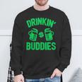 Drinking Buddies Irish Proud St Patrick's Day Womens Sweatshirt Gifts for Old Men