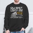 Du Bist Nicht Du Wenn Die Kette Stumpf Ist Wood Chainsaw Sweatshirt Geschenke für alte Männer