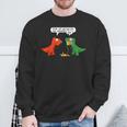 Dude Did You Eat The Last Unicorn Dinosaur Sweatshirt Gifts for Old Men