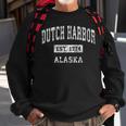 Dutch Harbor Alaska Ak Vintage Established Sports Sweatshirt Gifts for Old Men