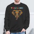 Elephant Thailand Sweatshirt Gifts for Old Men