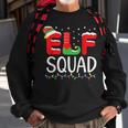 Elf Family Christmas Matching Pajamas Xmas 2023 Elf Squad Sweatshirt Gifts for Old Men