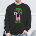 The Emo Elf Matching Family Group Christmas Sweatshirt Gifts for Old Men