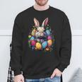 Printemps Pâques Karnickel Mignon Lapin De Pâques Motifs Sweater e Cadeaux pour les vieillards