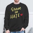End Racism Erase Hate Fight Racism Anti-Racism Anti-Bullying Sweatshirt Gifts for Old Men