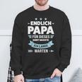 Endlich Papa Familie S Sweatshirt Geschenke für alte Männer