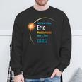 Erie Pennsylvania Pa Total Solar Eclipse 2024 1 Sweatshirt Gifts for Old Men