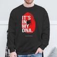 Es Ist In Meiner Dna Albanian Albania Origin Genetics Sweatshirt Geschenke für alte Männer