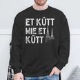 Et Kütt Wie Et Kütt Kölner Basic Law Kölsch Ich Liebe Köln S Sweatshirt Geschenke für alte Männer