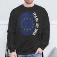 European Union It's In My Dna Pride European Union Flag Eu Sweatshirt Gifts for Old Men
