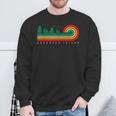 Evergreen Vintage Stripes Anderson Island Washington Sweatshirt Gifts for Old Men